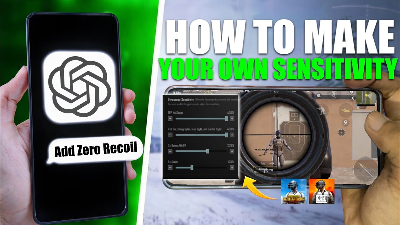 How To Make Your Own Sensitivity Settings Using Chatgpt AI | Zero Recoil 🤫