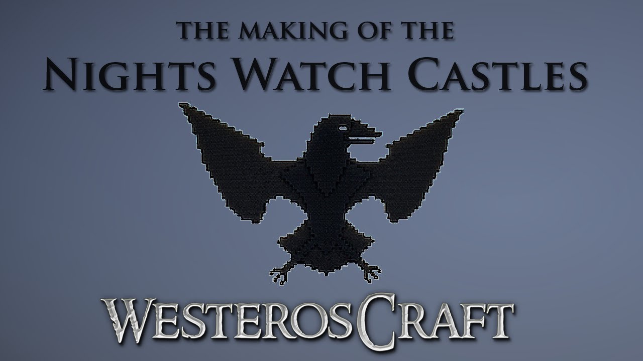 WesterosCraft Timelapse: The Nights Watch and the Wall Castles