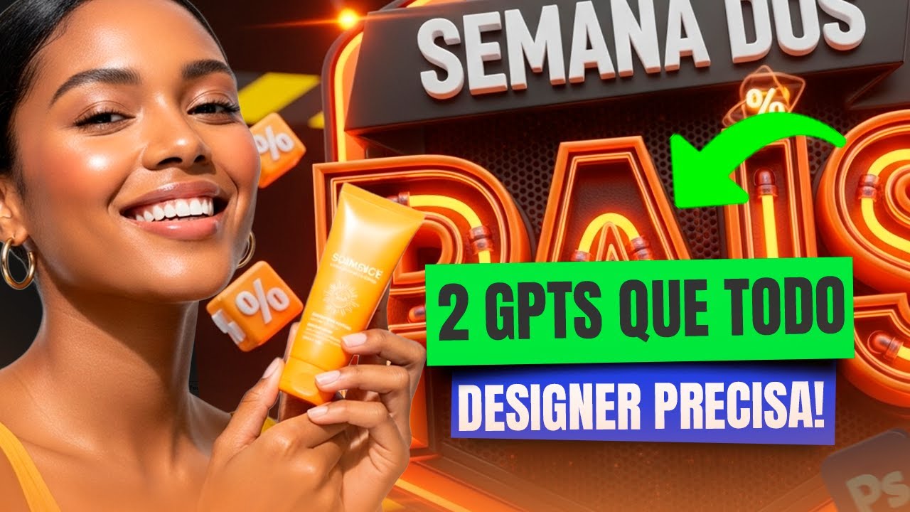🚀 2 GPTs BRABOS para Designers: Imagens Publicitárias Perfeitas + Selos 3D Estilo Cinema 4D!