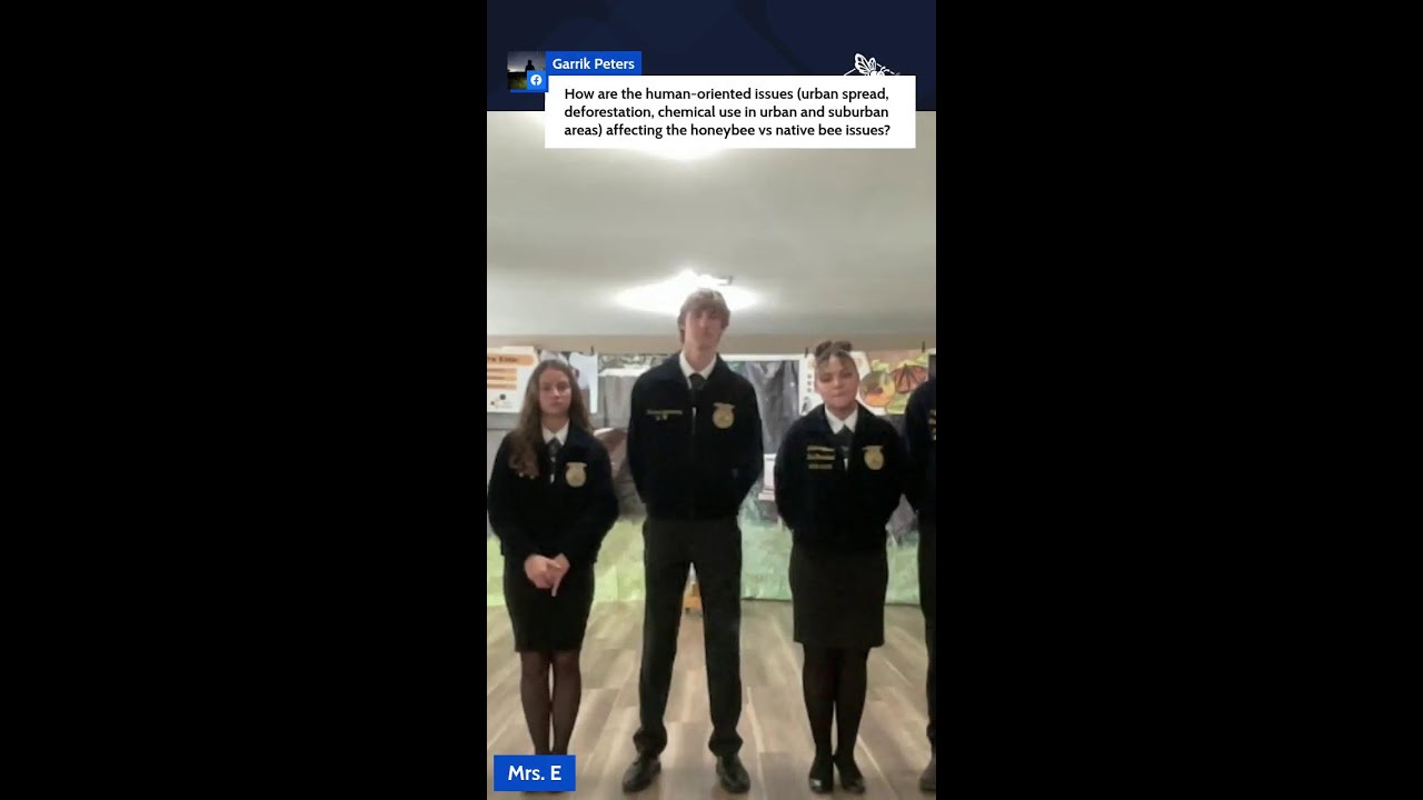 White Oak FFA Ag Issues Team Presentations 📱