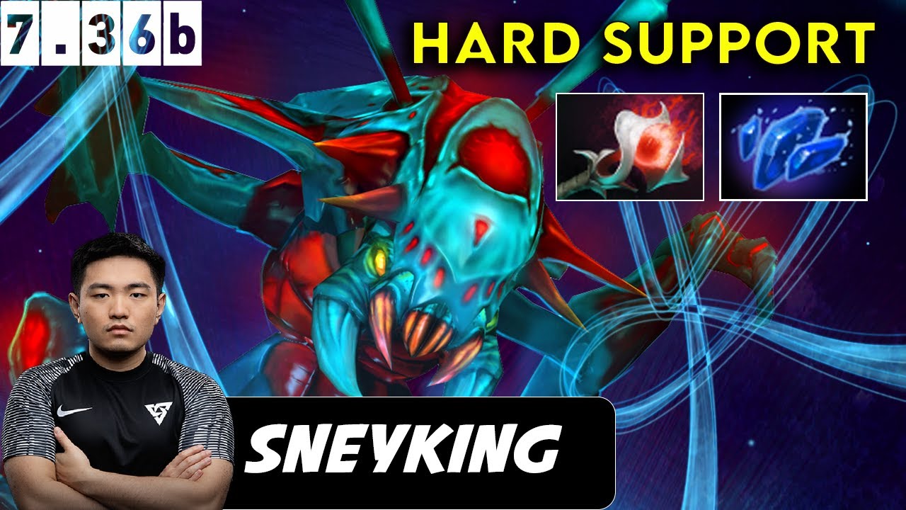 Sneyking Weaver Hard Support - Dota 2 Patch 7.36b Pro Pub Gameplay