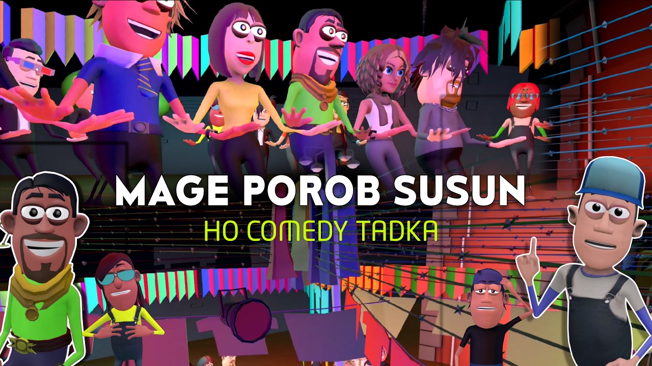 MAGE POROB SUSUN HO COMEDY VIDEO | HO MUNDA CARTOON COMEDY | HO COMEDY TADKA