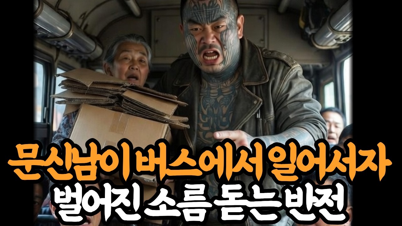 문신남이 버스에서 일어서자 벌어진 소름 돋는 반전 #드라마