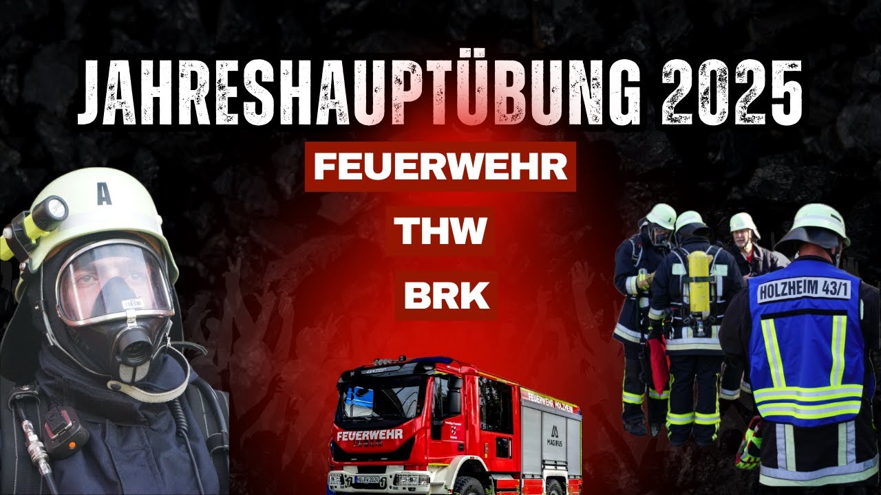 Jahreshauptübung mit THW, BRK und Feuerwehren - Freiwillige Feuerwehr Holzheim
