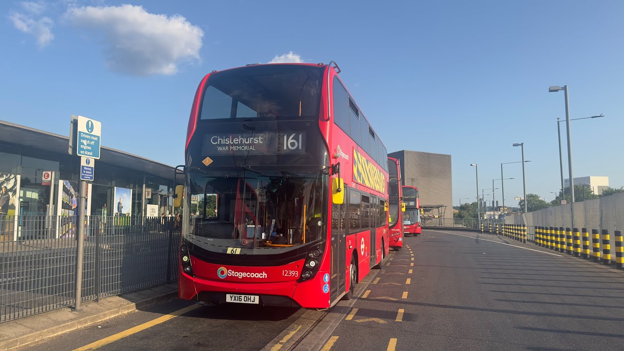 4K+60fps *FAST DRIVER* Journey on Route 161 to North Greenwich| Stagecoach London 12393 YX16OHJ