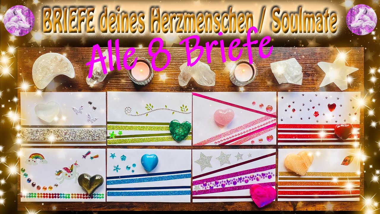 💞🐺Gechannelte Liebesbriefe💞ALLE 8 Briefe🐺💞 Auswahlorakel 💗zeitlos💗