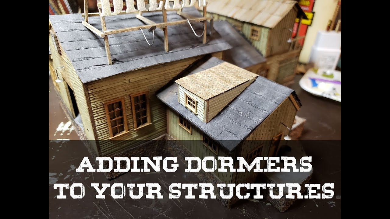 Scratch Building Dormers for Your HO Scale Model Railroad Structures