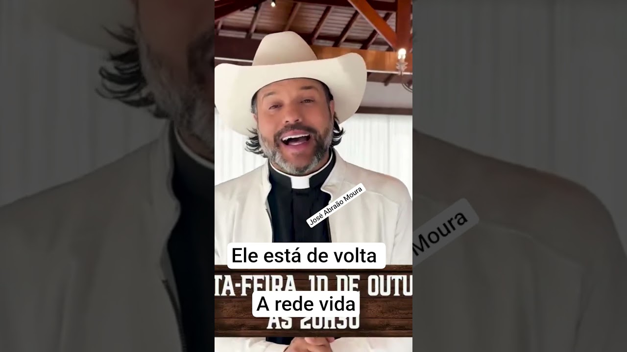 ELE EST&Aacute; DE VOLTA #redevida #padrealessandrocampos
