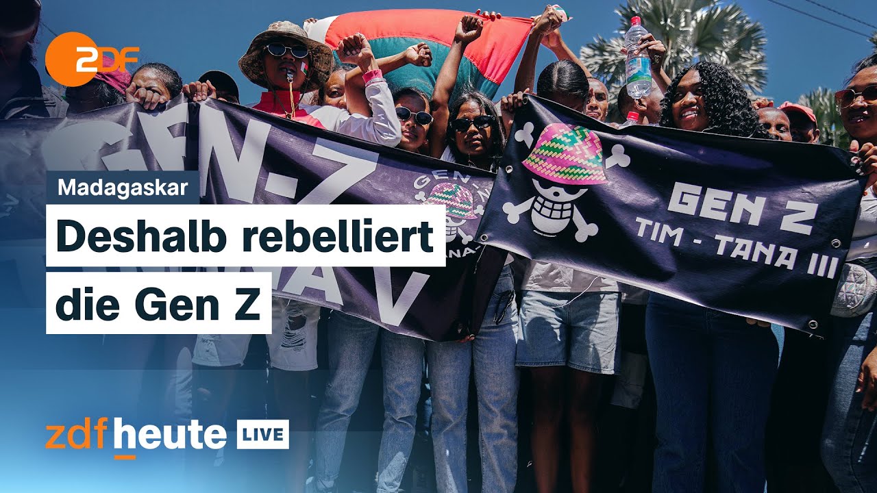 Gegen Korruption und f&uuml;r Gerechtigkeit: Was die Proteste der Gen Z ver&auml;ndern k&ouml;nnen | ZDFheute live