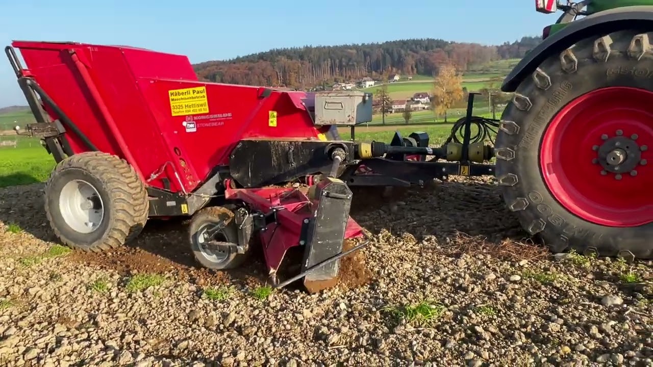 Steinsammler im Einsatz