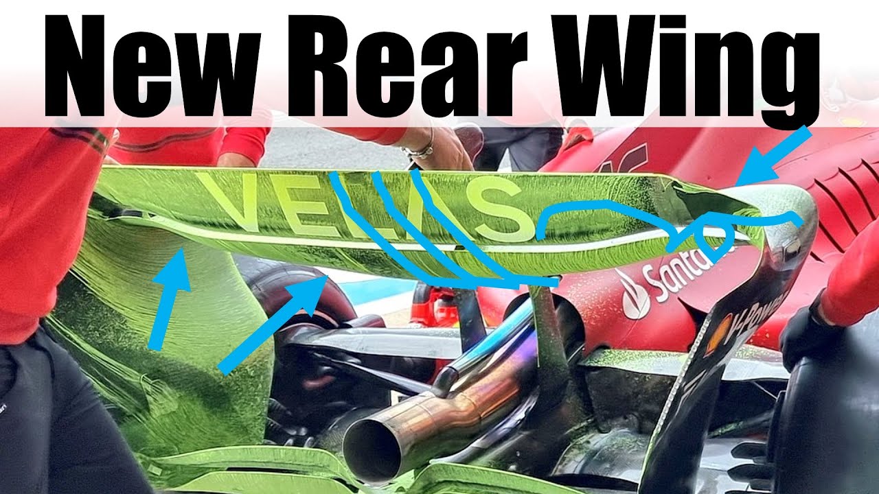 F1 2022 - Ferrari's New Rear Wing - EXPLAINED