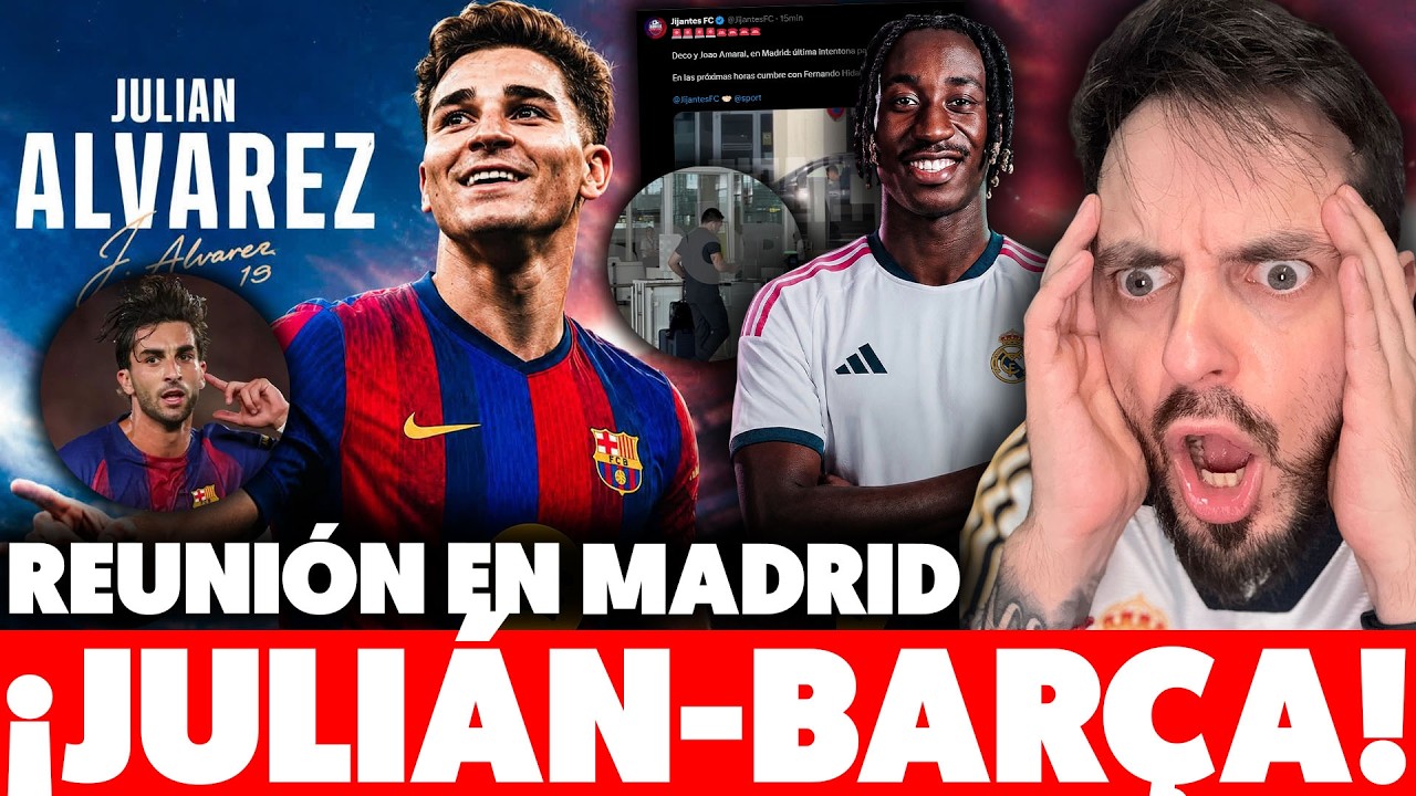 💥&iexcl;&iexcl;BOMBAZO TOTAL!! el BAR&Ccedil;A en MADRID para CERRAR el FICHAJE de JULI&Aacute;N &Aacute;LVAREZ &middot; &iexcl;DIOMANDE en HORAS!
