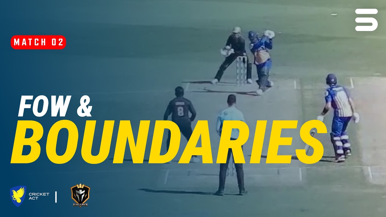 1st Innings Fow & Boundaries | ACT Comets vs Hyderabad Kingsmen | Match 02 | Top End 2026 | ZP1U