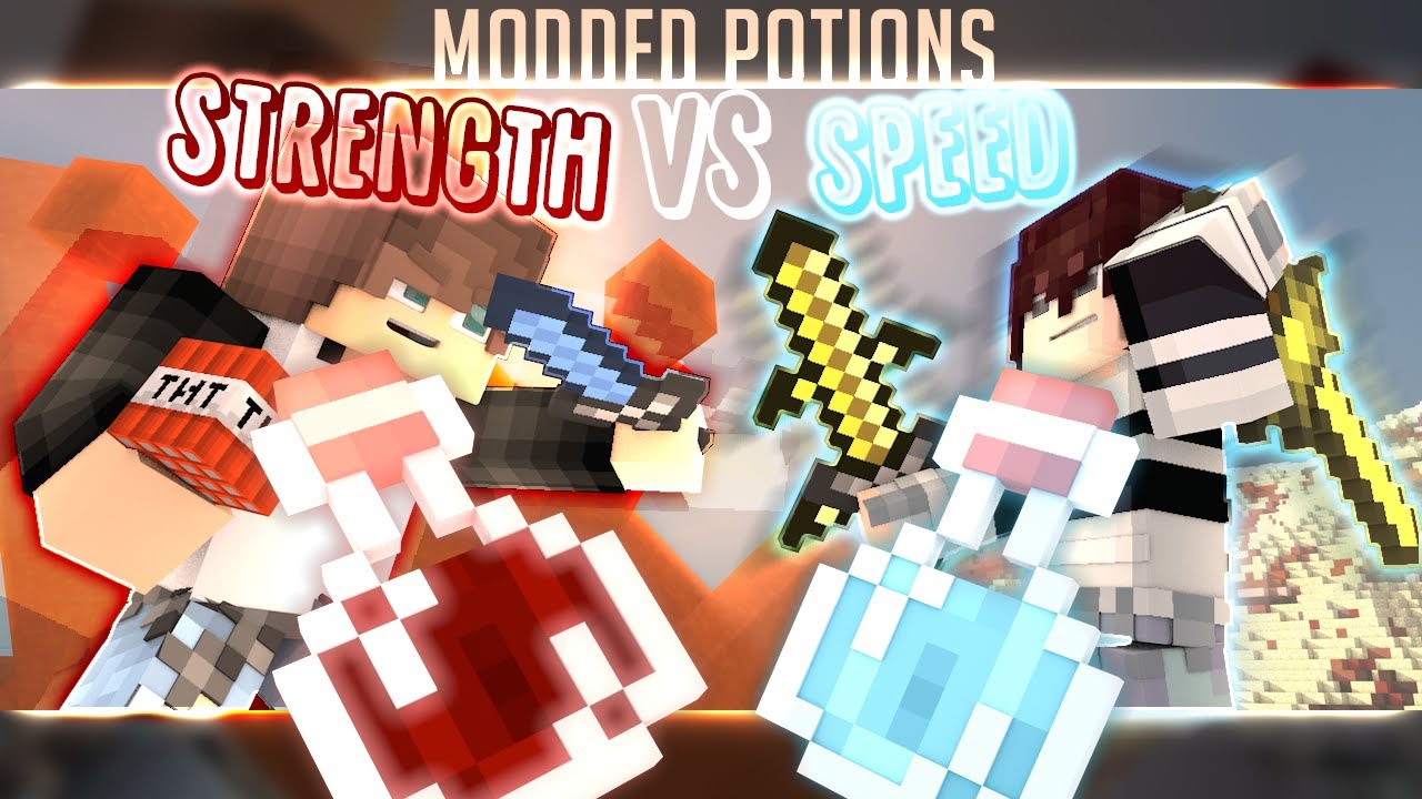 MODDED POTIONS (Insane Potions) - Fight Minecraft Animation