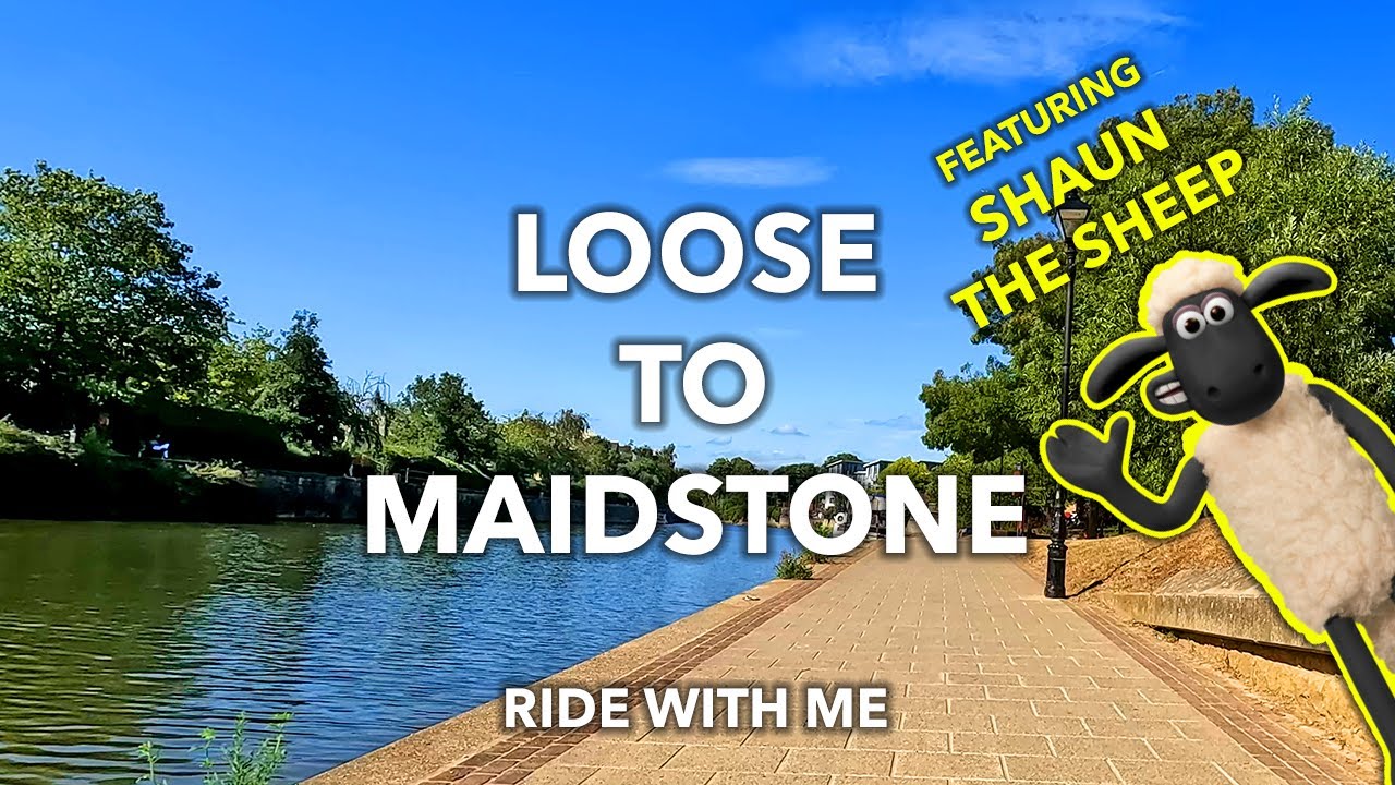 LOOSE to MAIDSTONE STATION | Kent | Ride with me | Shaun the Sheep