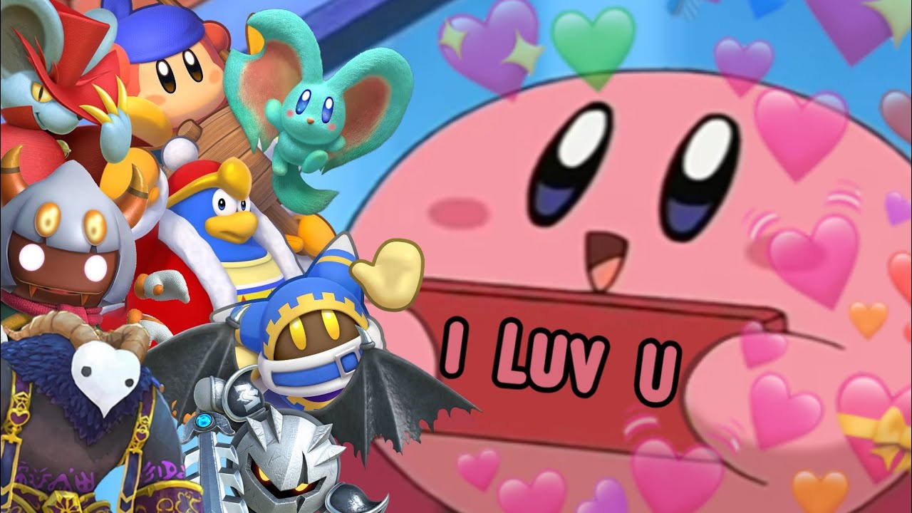 Reading Kirby Valentine's Day cards cuz I got bored
