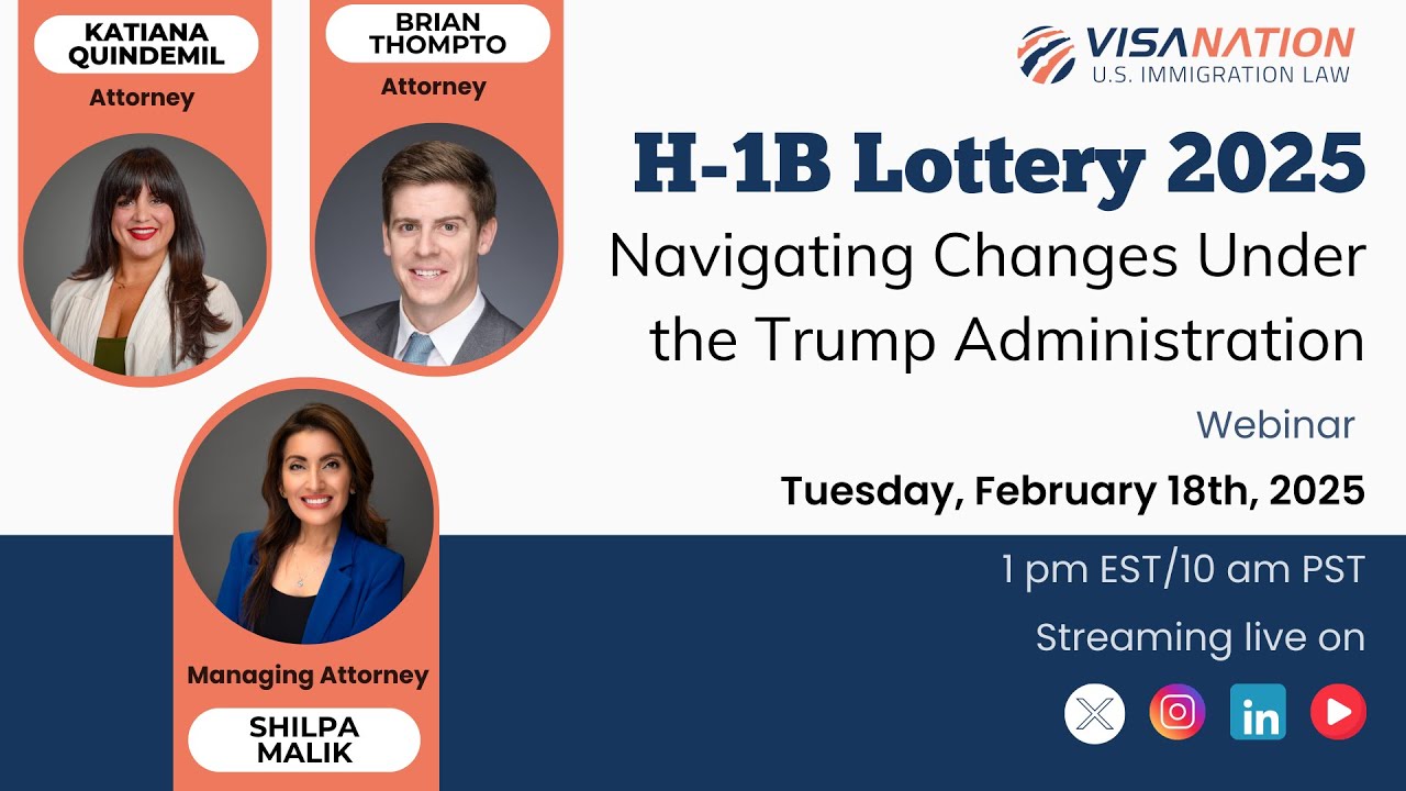 H-1B Lottery 2025: Navigating Changes Under the Trump Administration