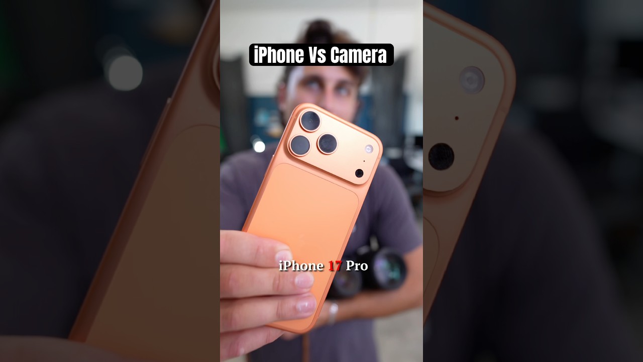 iPhone Vs Full Frame Camera #photography