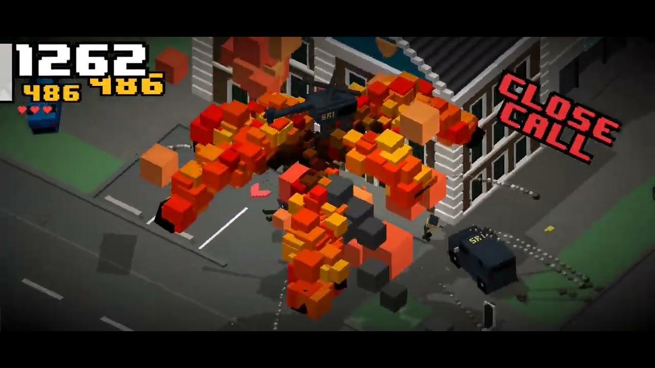Smashy Road: Wanted 2 - Close Calls but they get increasingly more outrageous