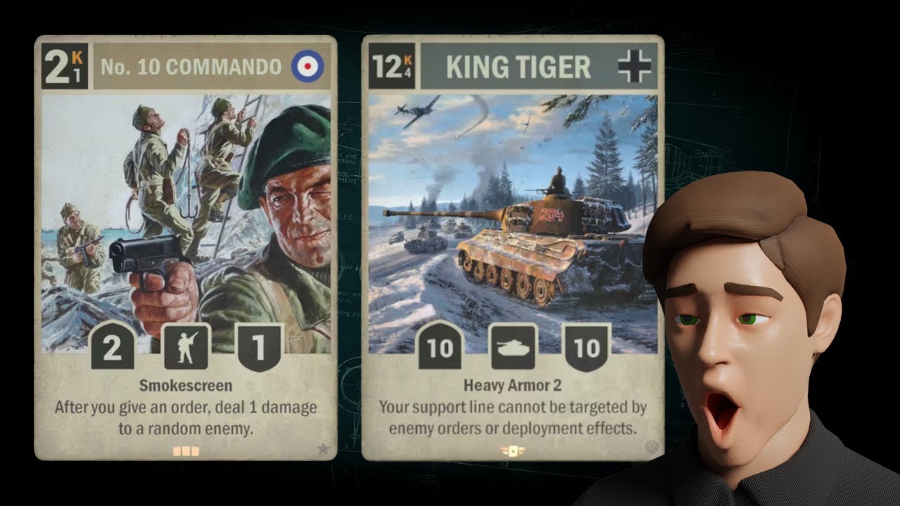 KARDS - [GER] FRENCH King TIGER Annihilates COMMANDOS - TOURNAMENT WIN