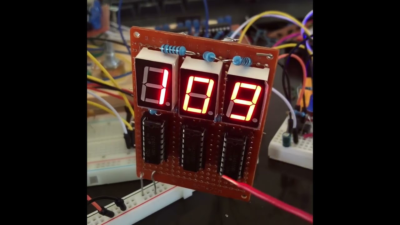 Diy Frequency counter-circuit explained