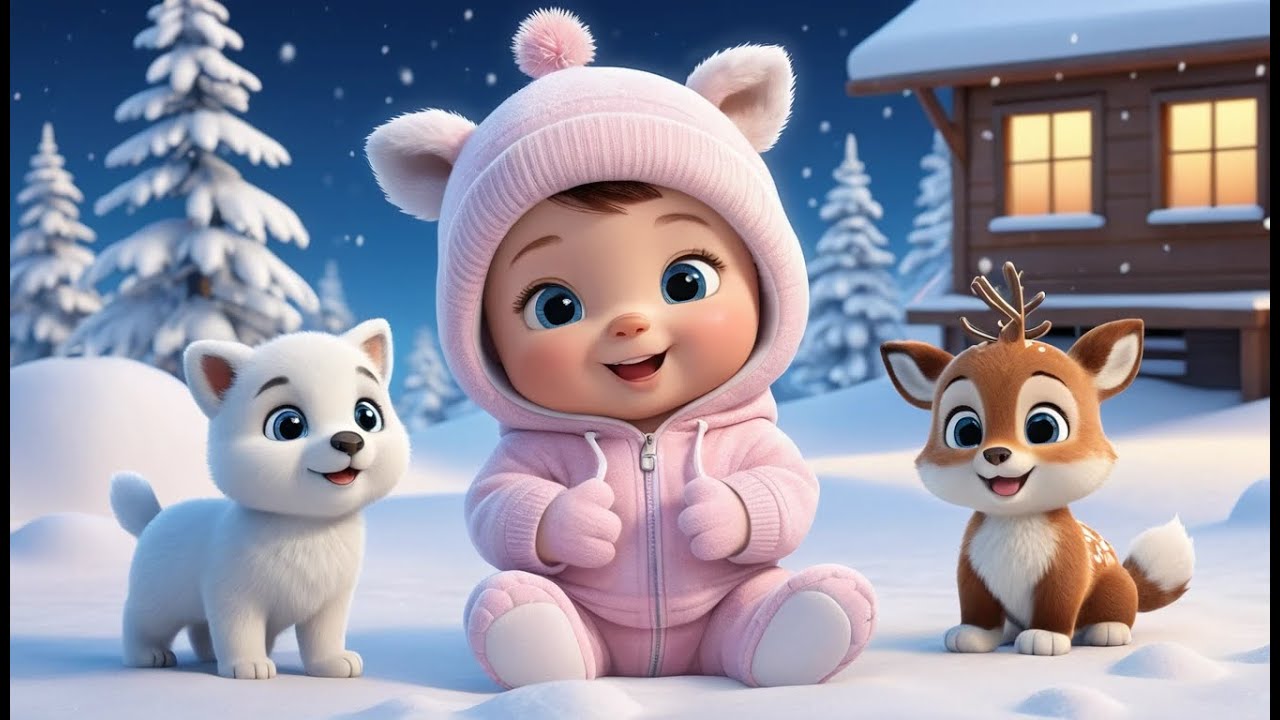 Cute Snow Animals | Fun Learning & Action Song for Toddlers