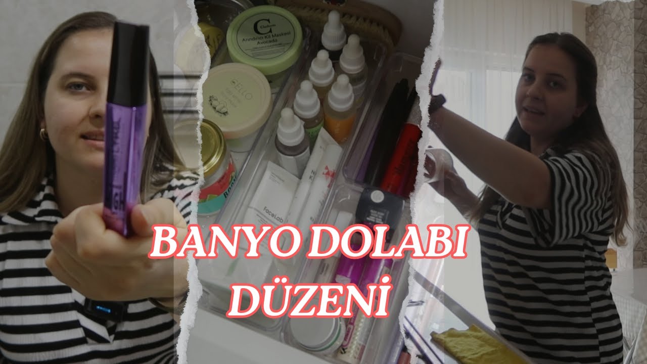 BANYO ÇEKMECEMİ DÜZENLİYORUM, KULLANDIĞIM ÜRÜNLER, FAVORİLERİM | VLOG 🌱