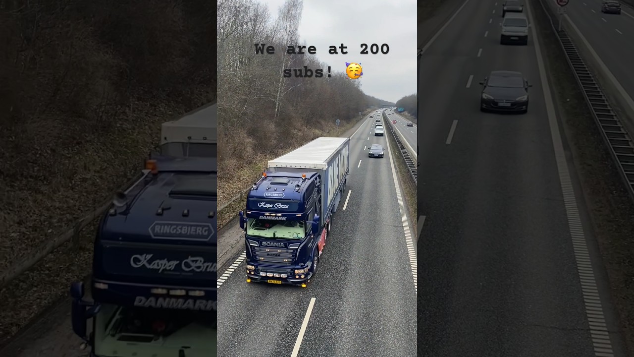 200 subscribers so fast!🥳 #music #thankyou #subscribe #trucker #truckspotting #shorts