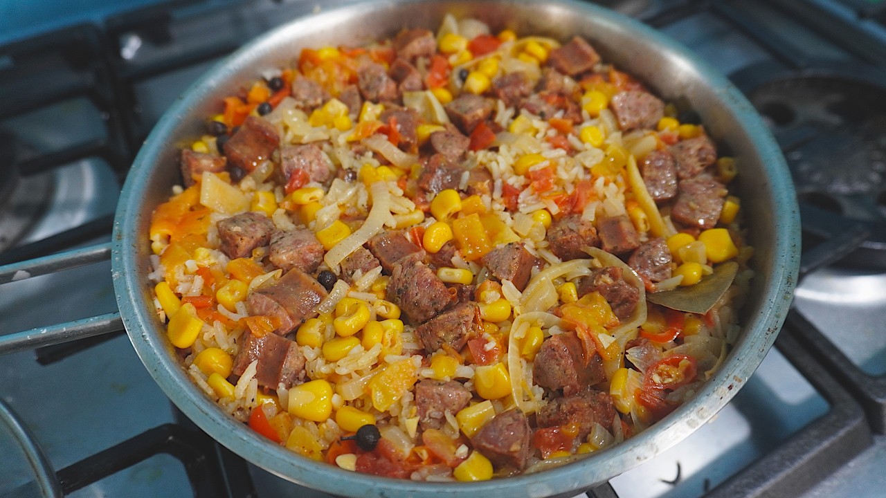 Ямайский рис с приправами в одной кастрюле | Быстро, вкусно и практично