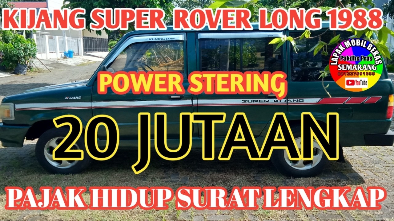 KIJANG SUPER ROVER LONG SASIS POWER STERING PAJAK HIDUP SIAP MUDIK 20 JUTAAN