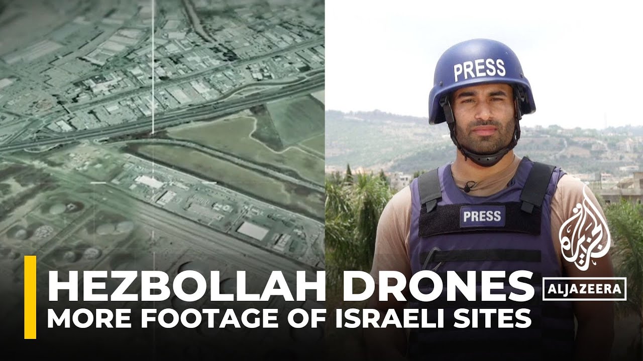 Hezbollah releases more drone footage of Israeli sites, claims attack on barracks