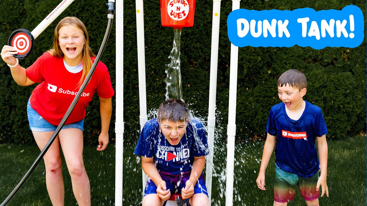 Assistant and Batboy Ryan have an Educational Dunk Tank Challenge