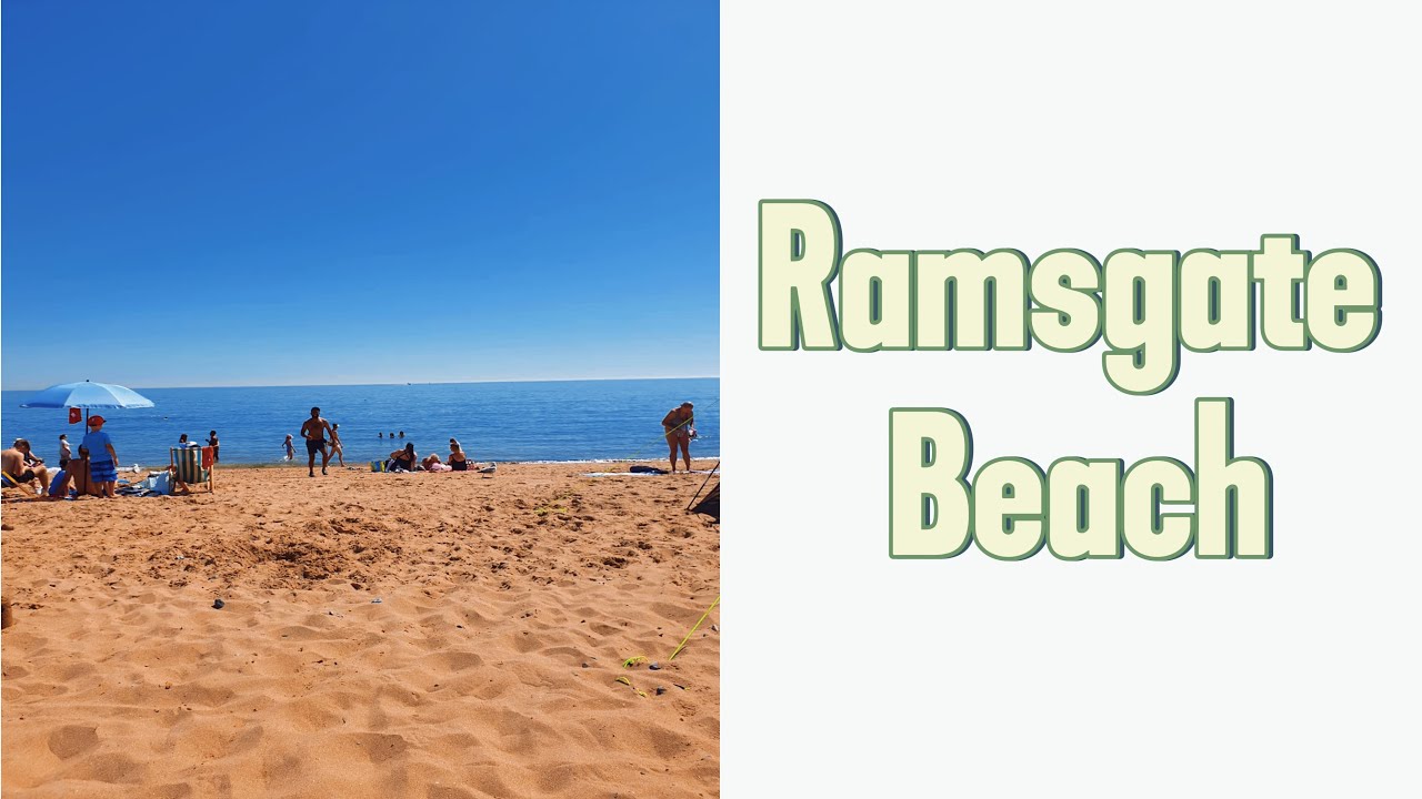 RAMSGATE BEACH Sunmer Travel vlog | UK Travel