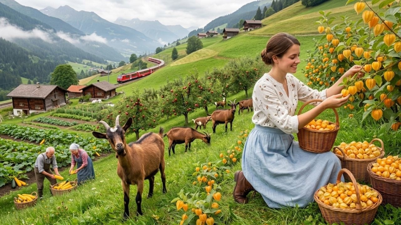 Peaceful Farm Life | Beautiful Harvest Day, Farm Animals & Simple Rural Living