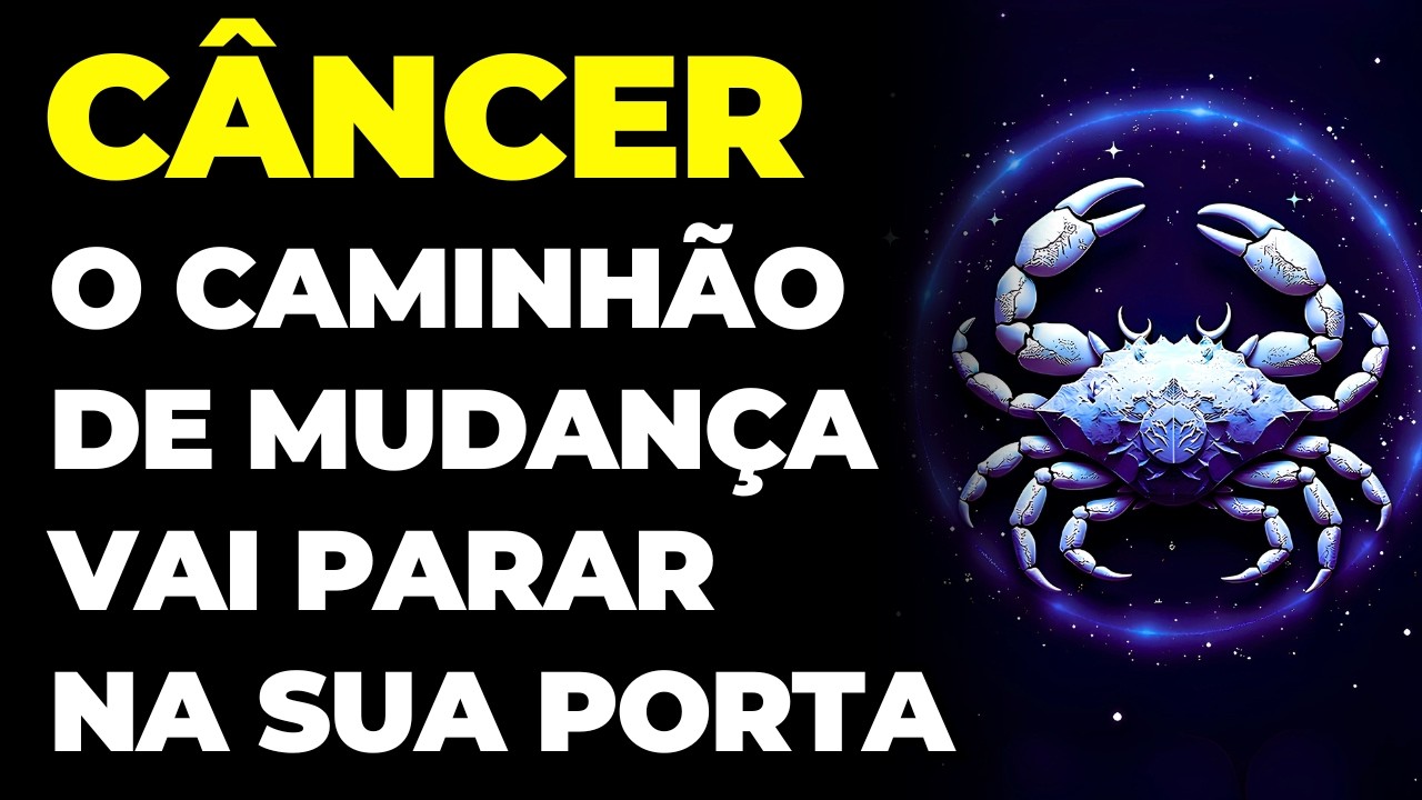 CÂNCER: 😭 VOCÊ VAI CHORAR COM ESSA NOTÍCIA | ARRUMA AS MALAS, VOCÊ VAI SE MUDAR | VOU TE REVELAR
