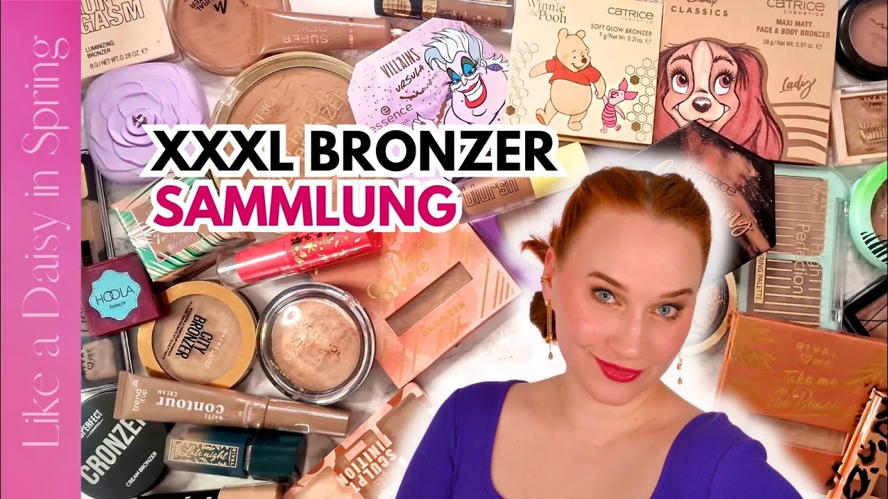 KOMPLETTE SCHMINKSAMMLUNG 2025 + Declutter 😍 | Bronzer | LikeADaisyInSpring