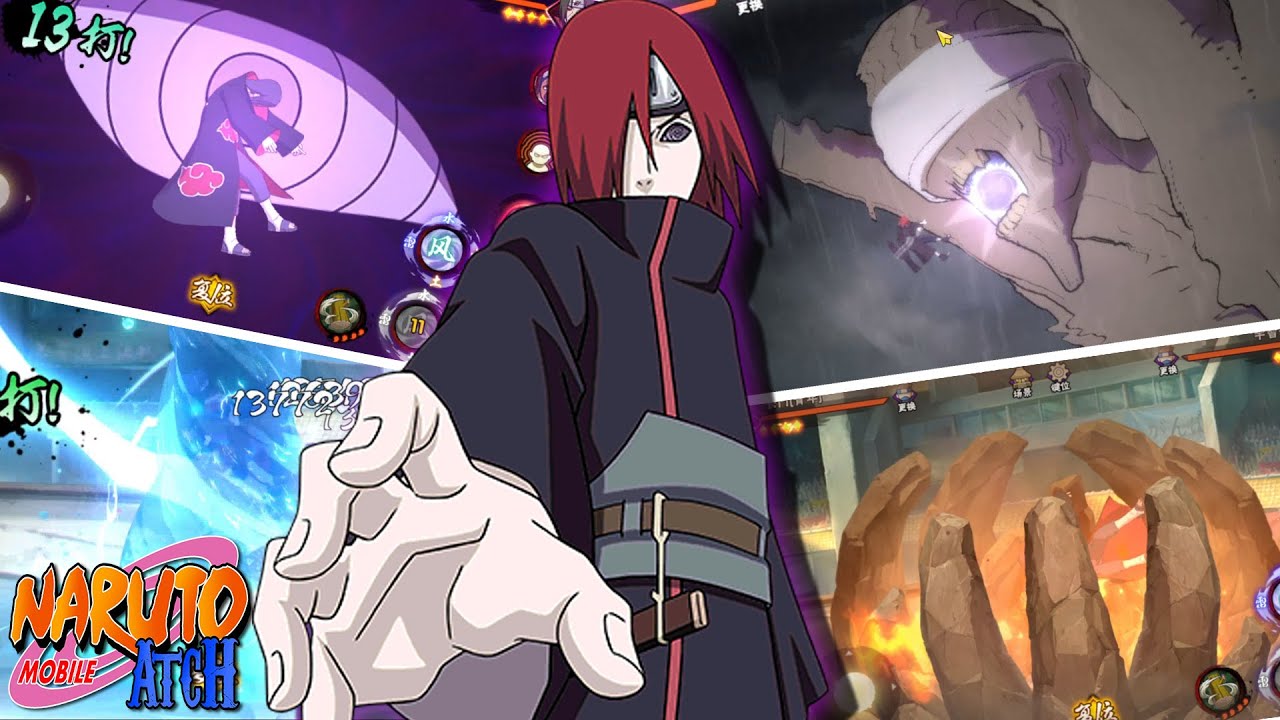 Naruto Mobile - สอนเล่น Young Nagato แบบละเอียด ตัวละครคลาส A ที่สามารถใช้ธาตุทั้ง 5 ธาตุได้