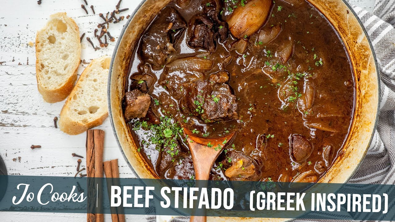 Greek Inspired Beef Stifado: A Flavorful Slow-Cooked Delight