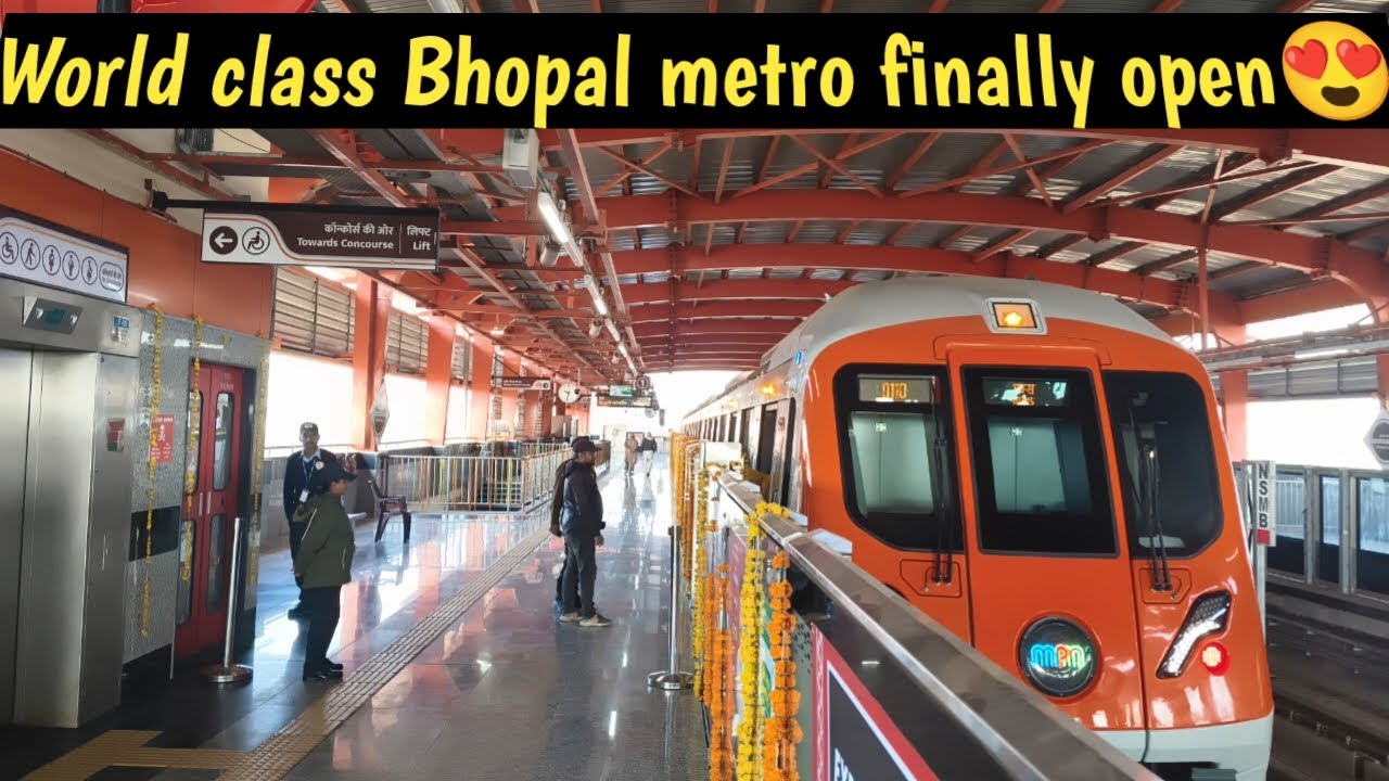World class Bhopal metro finally open 😍 | Journey experience in newly open Bhopal metro | 