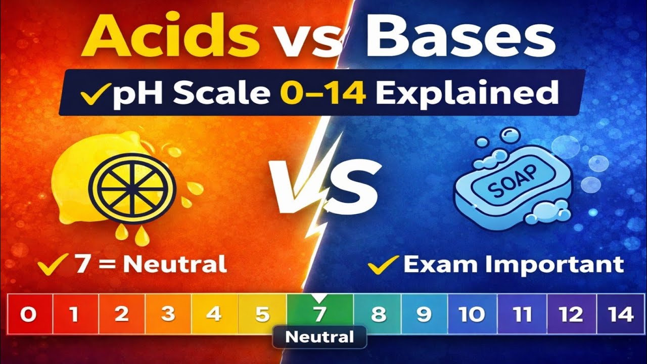 Acids Bases and Salts Class 10 One Shot | CBSE 2026
