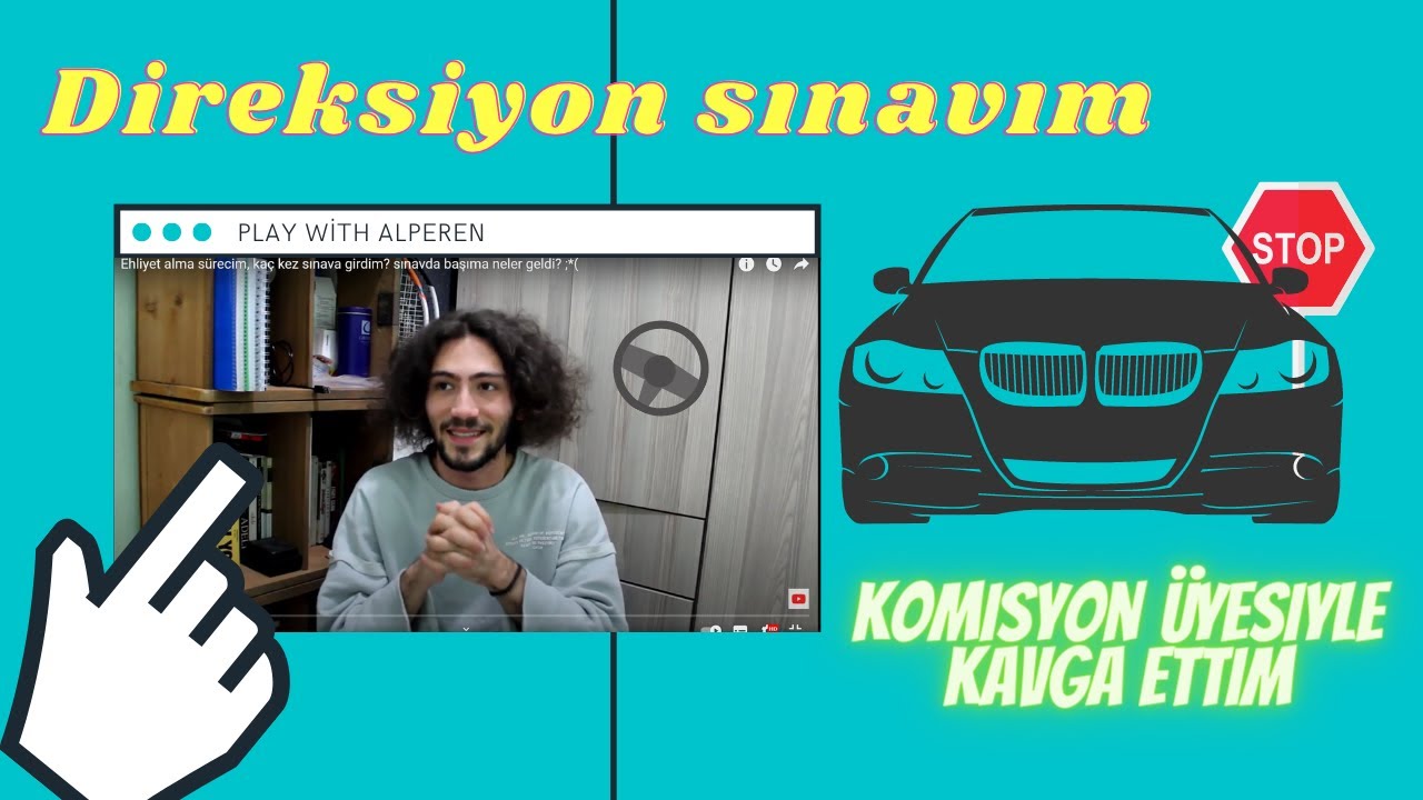 Ehliyet alma s&uuml;recim, ka&ccedil; kez sınava girdim? sınavda başıma neler geldi? ;*(