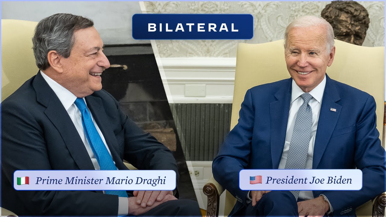 President Biden Holds a Bilateral Meeting with Prime Minister Mario Draghi of Italy