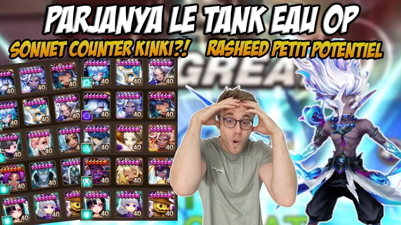 PARJYANA EST EXCELLENT! On test RASHEED, MADELEINE, SONNET, BRITA, VENDHAN et ROBOT ! GvW