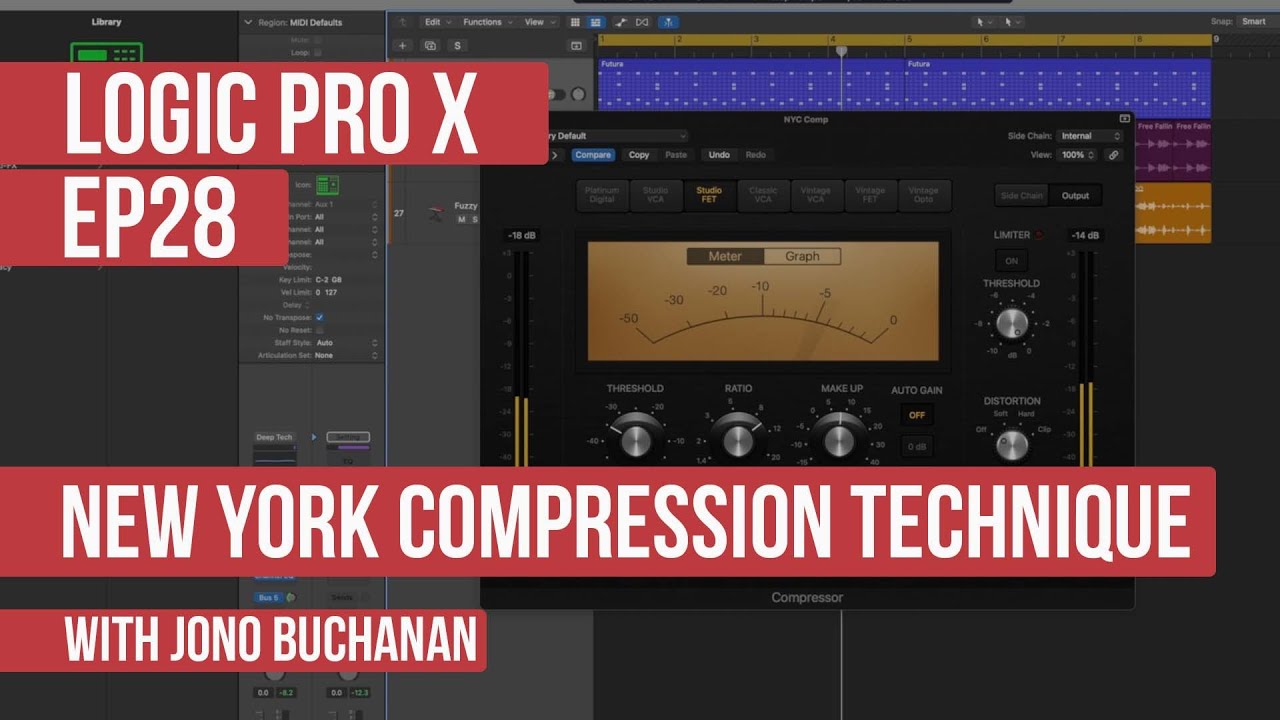 LOGIC PRO X &mdash; Нью-Йоркская техника сжатия