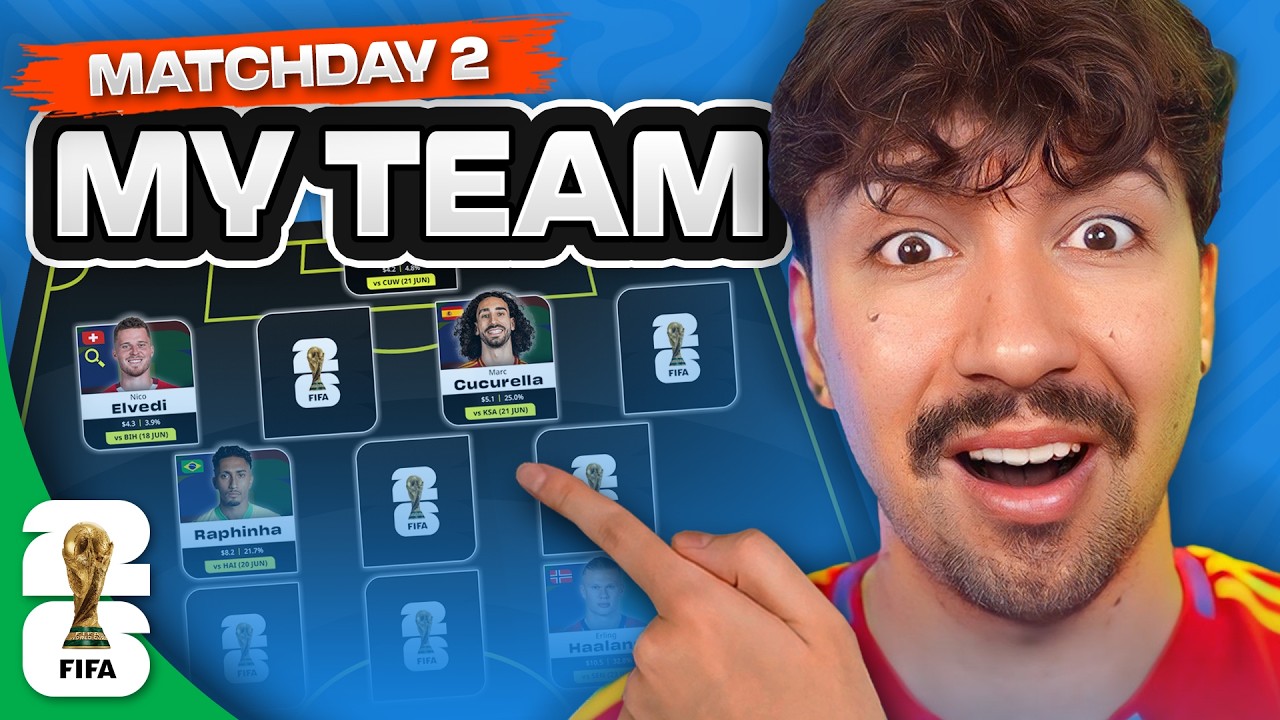 МОЯ КОМАНДА ДЛЯ 2-ГО ТУРА WORLD CUP FANTASY! 🔒 | 2 трансфера и бустер &laquo;12-й игрок&raquo; на 2-й тур