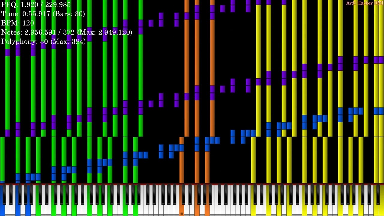[Black MIDI] SOJRTSS BUT Crash | 14.81 million notes [REDONE]