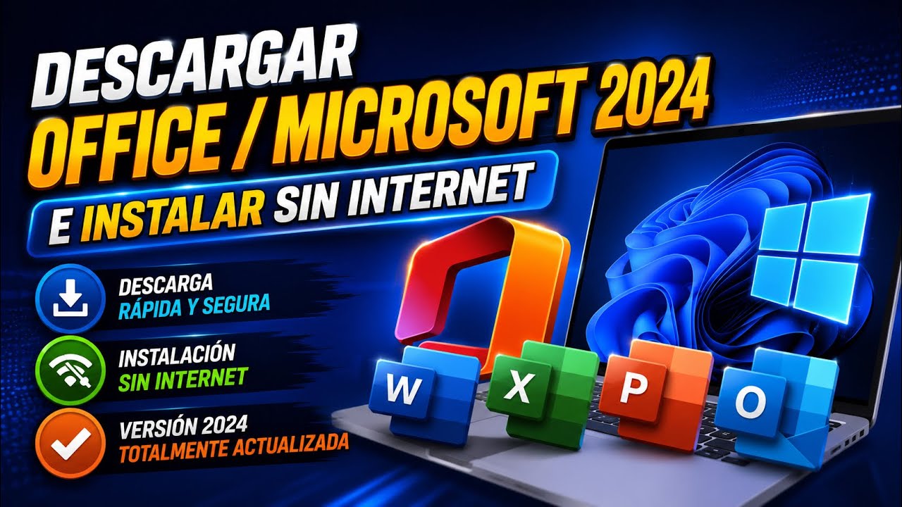 ¿Cómo descargar Office 2024 ProPlus e instalar sin internet? | Offline | Sin Conexión | Standalone