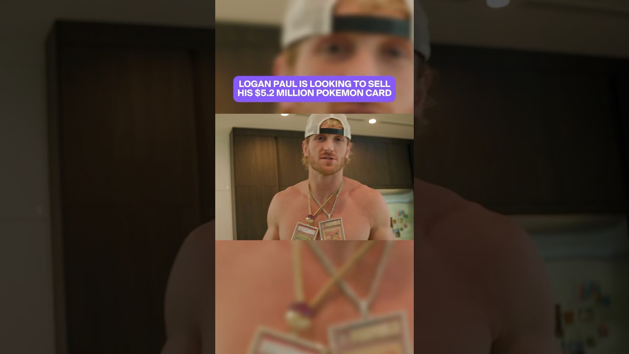 Logan Paul is looking to sell his $5.2 million Pokemon card. #shorts #pokemon #pokemoncards