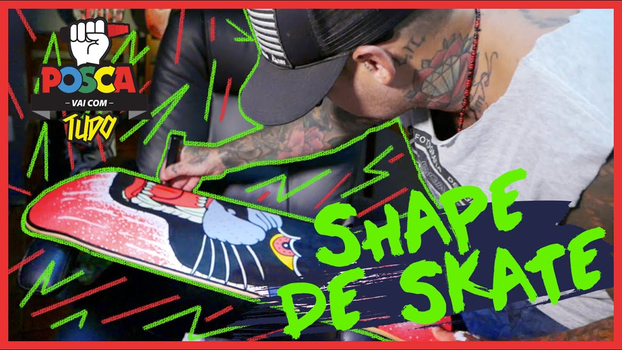 Como usar caneta POSCA em SHAPE DE SKATE - POSCA vai com tudo