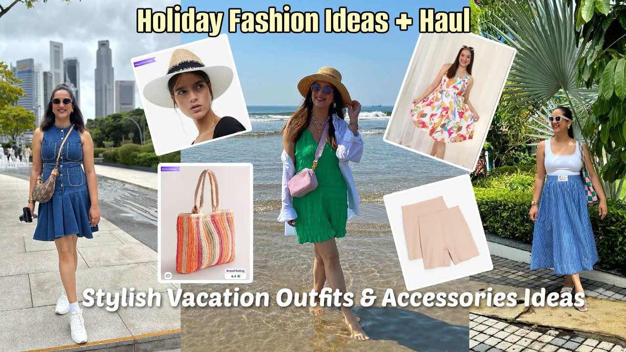Vacation पे क्या पहनें | Styling Tips + Haul | Outfits Accessories Jewellery Options for Vacation